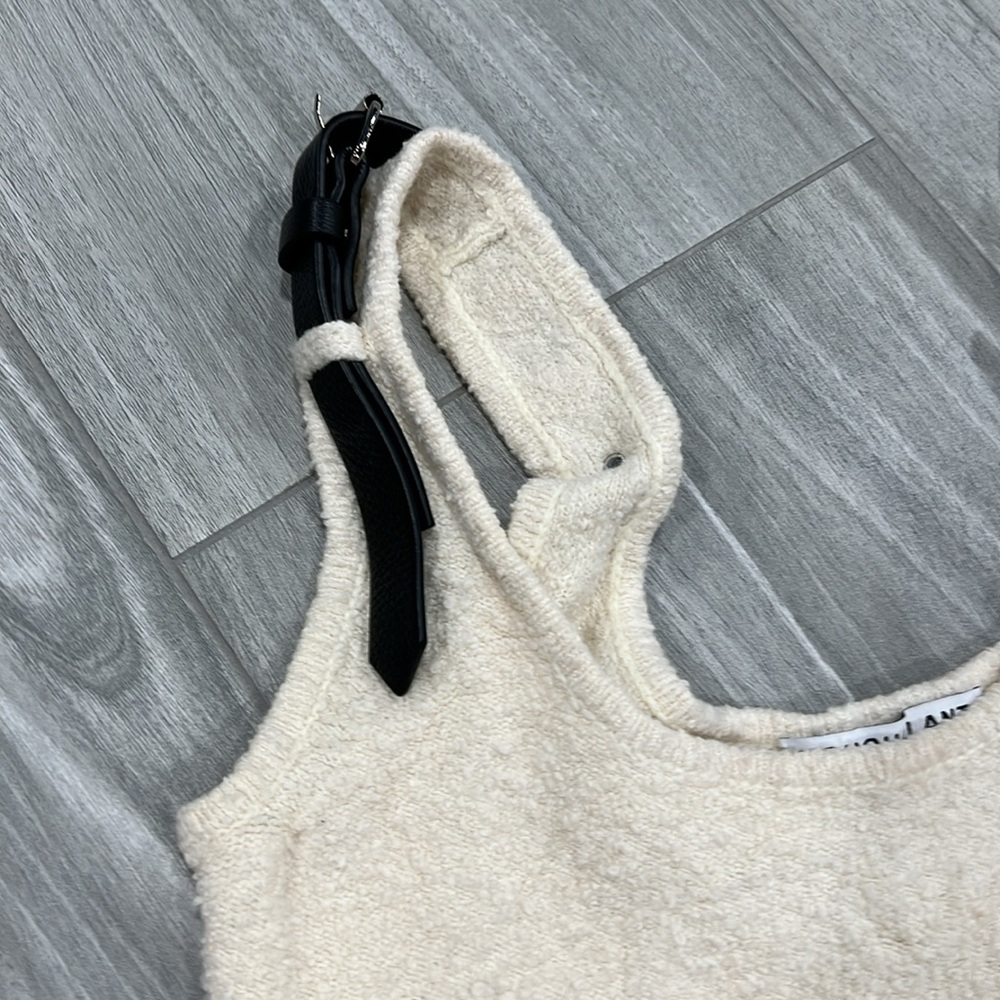 NONchalant Label Otto Crop Top in Ivory - Picture 4 of 7